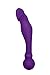 Dildo Queen Medium 7 inch Medical Grade Silicone Dildo - Purple
