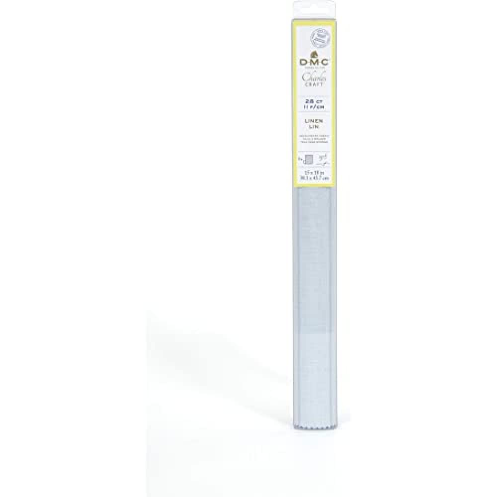 DMC - Linen 28 ct. - 11 threads/cm - 100% linen - cross stitch or traditional embroidery, ideal for experienced stickers