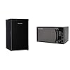 Russell-Hobbs-RHUCLF2B-Black-50-cm-Wide-Under-Counter-Freestanding-Larder-Fridge-Free-2-Year-Guarantee-Hobbs-RHM1714B-17-Litre-700-W-Black-Digital-Solo-Microwave-with-5-Power-Levels Russell Hobbs RHUCLF2B Black 50 cm Wide Under Counter Freestanding Larder Fridge, Free 2 Year Guarantee & Hobbs RHM1714B 17 Litre 700 W Black Digital Solo Microwave with 5 Power Levels