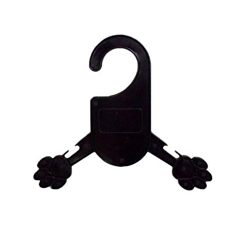 shlutesoy 5Pcs Puppy Pet Cat Kitten Clothing Clothes Rack Hanger Dog Apparel Costume - Black L