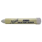 Nissen SPWHJ Jumbo Solid Paint Marker, White