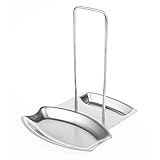 Neo Lid Rest | 18/8 Stainless Steel Innovative Anti-mess 2 in 1 Spoon Rest and Pot Lid Holder for Smart Family, Prevents Splatters Drips, Effortless Assembling, Dishwasher Safe