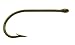 Mustad 3366 Classic Sproat Large Ring Saltwater / Freshwater Fishing Hook (100-Pack), Bronze, Size 8