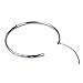 925 Sterling Silver Hoop Earrings, Silver Earrings Hoops 3mm Wide Diamond Cut Hoop Earrings Large Hoop Earrings Silver Endless Hoop Earrings for Women 30/40/50/60mm