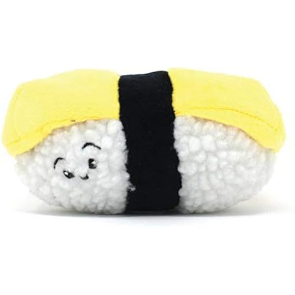 Amazon Com Japanese Food Egg Tamago Sushi Plush 10 Soft Cute Design For Gift Decoration Pillow Toys Games