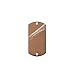 RMP Stamping Blanks, 1 Inch x 2 Inch Dog Tag with Two Holes, 16 Oz. Copper 0.021 Inch (24 Ga.) - 10 Pack