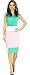 OP SKY Women's Business Party Cocktail Pencil Dress Green Medium