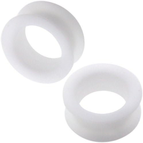 30mm Flesh Tunnels Double Flare Ear Plugs Large Big Gauges Silicone Stretching fit Expander Body Piercing