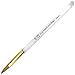 Pana Finest Pure Kolinsky Acrylic Nail Brush with Clear Acrylic Oval Crimped Handle Size 10