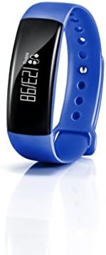 Fitness Tracker, M088 Smart Fitness Tracker Heart rate monitor Wirless Bluetooth Smart Activity Tracker Waterproof Sport Bracelet for Android & iOS Smartphone ( Blue )