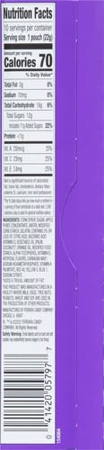FUNABLES FRUIT SNACKS, BARBIE SHAPED FRUIT FLAVORED SNACKS, 0.8 OUNCE POUCHES (PACK OF 10)