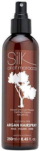 Vegan Hairspray infused with Argan Oil by Silk Oil of Morocco