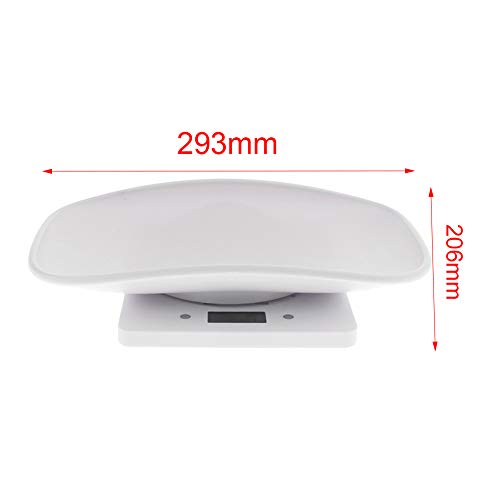 UKSAT Pet Scale,LCD Display Automatic Dog Cat Pet Scale,Digital Scale for Cat Dog Parrots Hamster and Other Small Animals