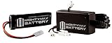 Mighty Max Battery 8.4V NiMH 1600mAh MINI FLAT - AIRSOFT BATTERY FOR AK74U + SMART CHARGER brand product