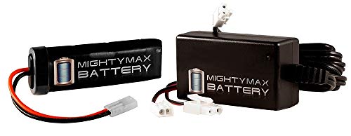 Mighty Max Battery 8.4V NiMH 1600mAh MINI FLAT - AIRSOFT BATTERY FOR AK74U + SMART CHARGER brand product