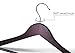 Topline Classic Wood Suit Hangers - 20 Pack (Cherry Finish)      