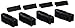 YAKIMA, MightyMount Roof Rack Mounting System for Factory Racks, Set of 4, 39H