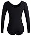DANSHOW Women Long Sleeve Dance leotards for Ballet Adult lady Train top
