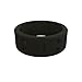 Women's Black Perforated Silicone Ring Size 07