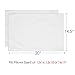 TILLYOU Cotton Toddler Pillowcases - 2 Pack Super Soft Kids Travel Pillow Cases Envelope Closure for Boys Girls, 14.5x20 Inches, White