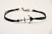 Anchor cord bracelet, men's bracelet, silver anchor charm, black cords, bracelet for men, gift for him, sailor bracelet, clasp, mens jewelry