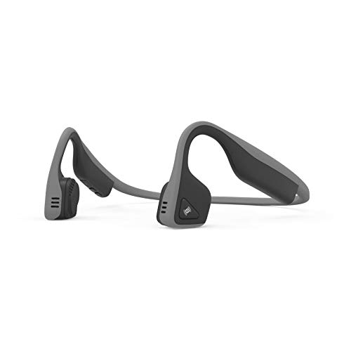AfterShokz Trekz Titanium Open Ear Wireless Bone Conduction Headphones, Slate Grey, (AS600SG) (Certified Refurbished)