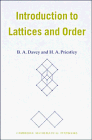 Introduction to Lattices and Order, Priestly, H. A. and Davey, B. A., 0521367662
