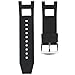 Adebena Black Rubber Watch Bands Replacement Silicone Straps with Stainless Steel Buckle for Invicta Subaqua Noma III