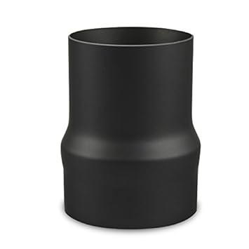 Kamine & Kaminzubehör Ofenrohr Ø 130 mmschwarzErweiterung auf Ø 150 mm