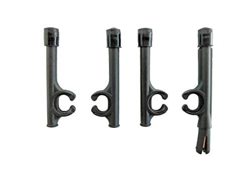 The Mercenary Company 4pc Replacement Posts/Guide Arms Compatible With Peltor Comtac Headsets & Earmuffs (Black)