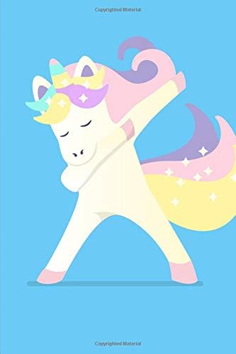 Dabbing Sparkle Unicorn Notebook: 2019 Weekly Planner with Note Paper Section