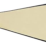 6'x50' 3rd Gen Tan Fence Privacy Screen Windscreen Shade Cover Mesh Fabric (Aluminum Grommets) Home, Court, or Construction