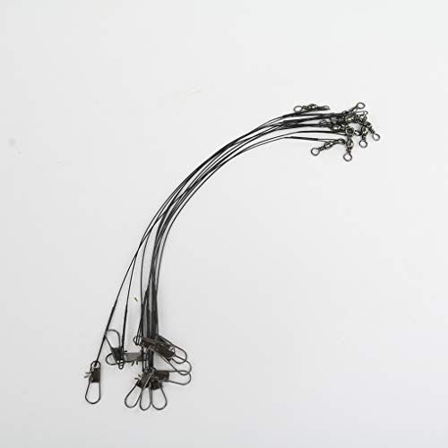 You May 10pcs Fishing Wire Leaders Stainless Steel Braided Trace Spinning Leader Rigs Steel Wire Fishing Line - Thumbnail 5