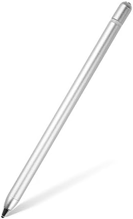 AMPLER Capacitive Stylus Digital Pens, Active Touch Pen with 2 mm Fine Point Tip for iPhone/ iPad/ Tablet and Other Capacitive Touchscreens Devices for Drawing, Handwriting - Sliver