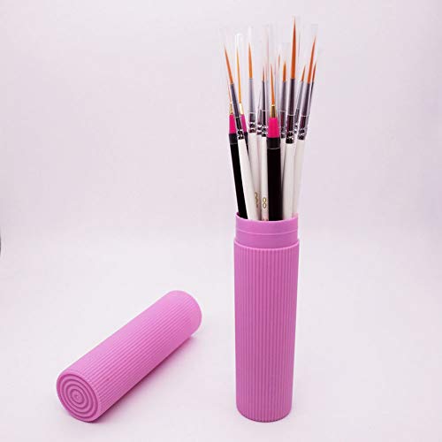 15 Pcs Paintbrushes, Detail Fine Miniature Paint Brushes Mini Tiny Micro Paintbrush Painting Set | Extra Fine Point Tip | for Figurine Fabric Citadel Face Acrylic Watercolor Oil by Afantti