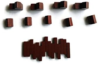YorksGamePieces Brown Wood Replacement Player Pieces