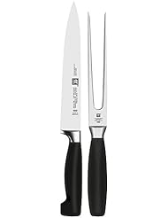ZWILLING J.A. Henckels Four Star 2-pc Carving Knife & Fork Set
