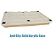 Large 3 Layer Suture Practice Pad Skin with 14 Wounds on Acrylic Base for Added Strength - New Skin Structure | Includes Layer of mesh for Added Strength | Will Not Easily Rip or Tear Doctors Nurses