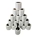 Pack of America Mini Stretch Film - 16 Rolls with Handle, 5” x 1000 Feet, 80 Gauge (20 Micron) Industrial Heavy Duty Plastic Shrink Wrap and Dispenser for Packing, Shipping, Pallet, Moving Supplies