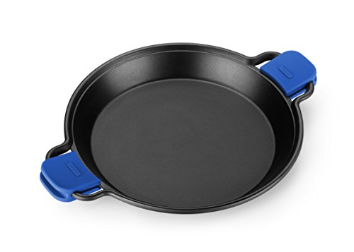 MONIX Solid+ | Poêle à Paella 36 cm, Anses en Silicone Démontables
