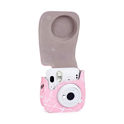 Leebotree Sofortbildkameras Tasche Kompatibel mit Instax Mini 11 Sofortbildkamera aus Weichem Kunstleder mit… – Bild 4