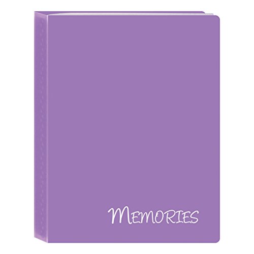 Pioneer Photo Albums I-46M/PR 36 Pockets Hold Memories Mini Photo Album, Purple, 4