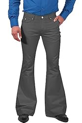 70s Disco Pants for Men,Mens Bell Bottom Jeans