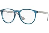 Ray-Ban Women's RX7046 Eyeglasses Trasparent Blue