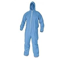 Shophere PPE kit Personal Protection Equipment Disposable Coverall Suit - Free Size Blue