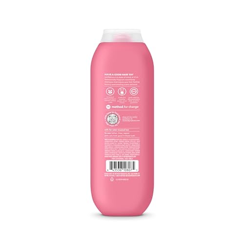 METHOD VOLUMIZING SHAMPOO, PURE PEACE WITH ROSE, PEONY, AND PINK SEA SALT SCENT NOTES, PARABEN AND SULFATE FREE, 14 OZ (PACK OF 1)