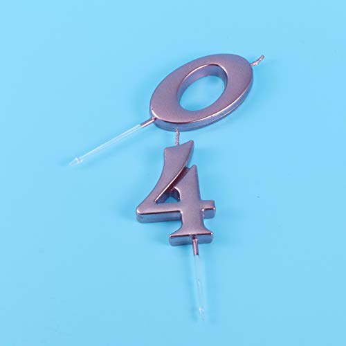 Amosfun-2pcs-40-Birthday-Candle-Cake-Toppers-Number-Decoration-Candle-for-40th-Birthday-Party-Wedding-40-Anniversary-Celebration-Number-40-Rose-Gold