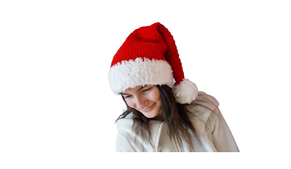Christmas Hat Crochet Santa Hat 