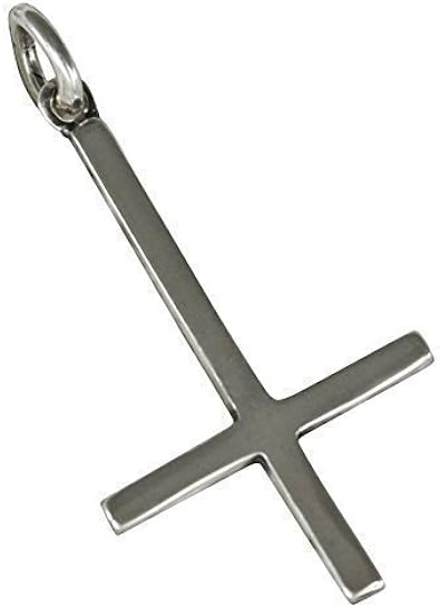 Pendentif Croix épais En Argent Sterling 925 - Collier Long 26mm - Neuf Avec Boîte & Pochette