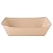 Paper Food Trays 2 1/2 LB, Kraft Paper, Compostable, Great for Picnics, Carnivals, Nachos, Fries (250 Trays) - Econoly (Brown, 2 1/2 LB)